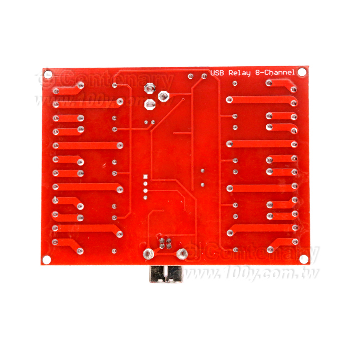 24V免驅 USB/PC控制開關 8路繼電器模塊 - 136173 產品圖片