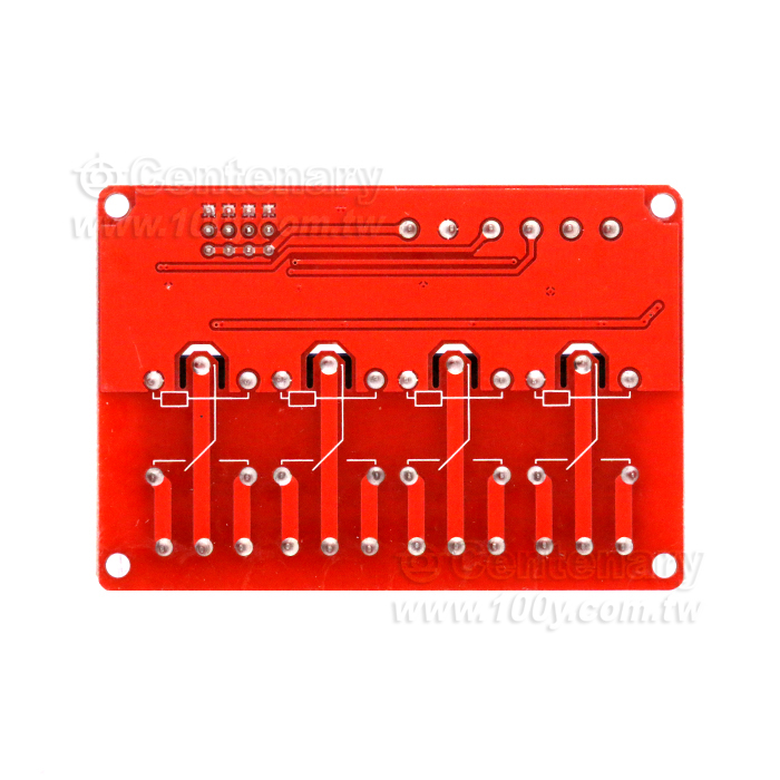 4路繼電器模組帶光耦隔離 DC12V - 143417 產品圖片