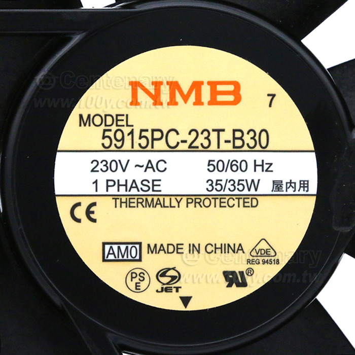 NMB_AC230V 全金屬耐高溫風扇-防塵防水IP68 - 146838 產品圖片