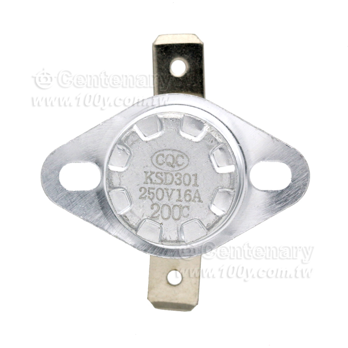 KSD301溫控開關平腳固定環16A250V-溫控器開關 - 144943 產品圖片