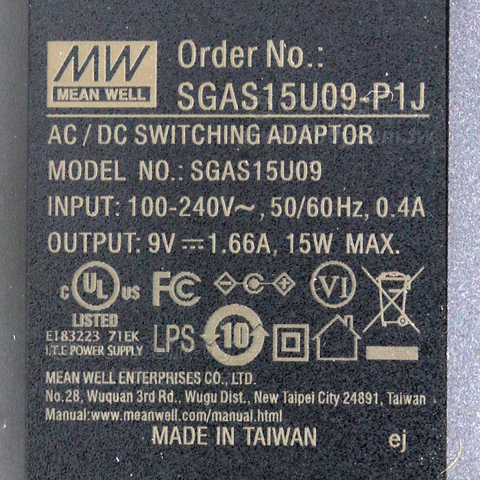15W O/P: 9V/1.66A  - 93549 產品圖片