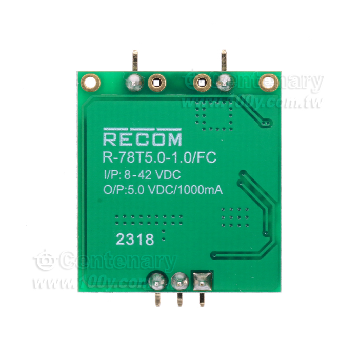 非隔離式DC/DC轉換器 8-42VIN 5V/1A - 93589 產品圖片