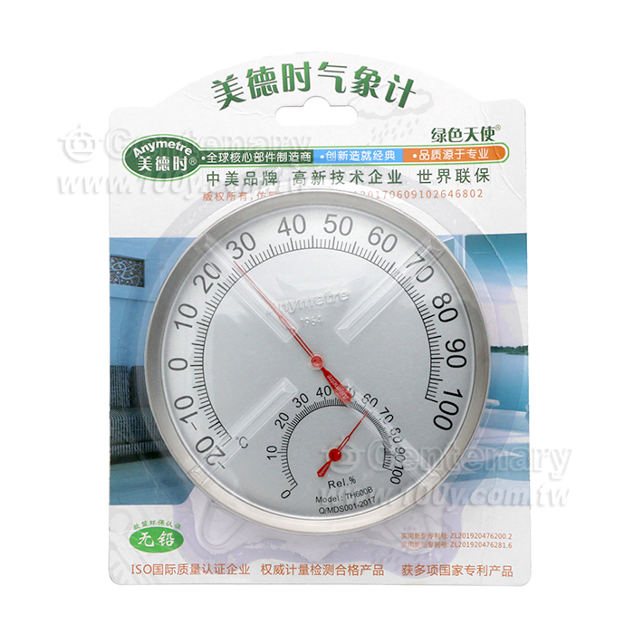 美德時_不鏽鋼溫濕度計 - 152524 產品圖片
