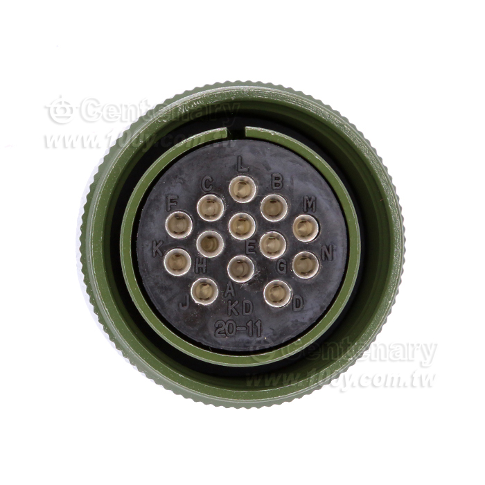 13P母端直管接頭 13A~20A/200Vac/250Vdc - 59566 產品圖片