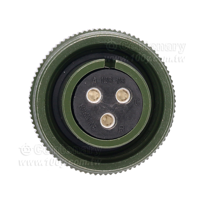 3P母端直管接頭 20A 500Vac - 33885 產品圖片