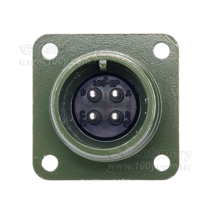 4P公端械外插座 20A 200Vac - 29217 產品圖片