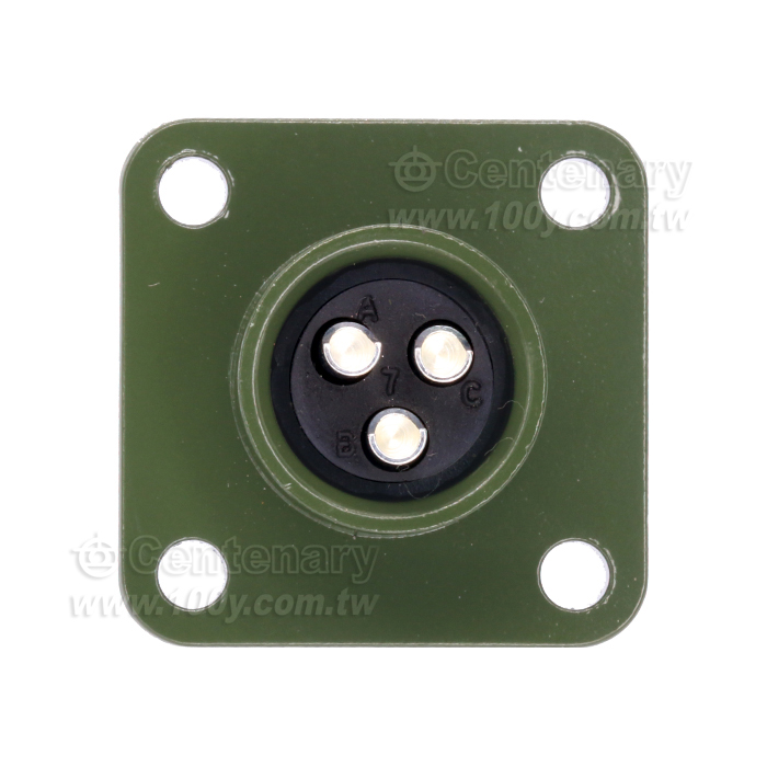 3P Box Mount Receptacle - 162365 Product Image