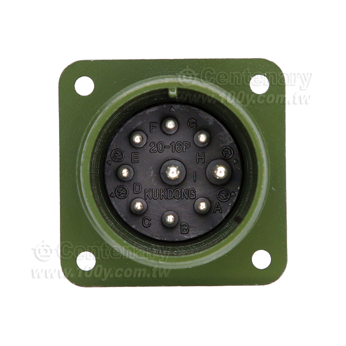 9P公端械外插座 20A 500Vac - 28462 產品圖片