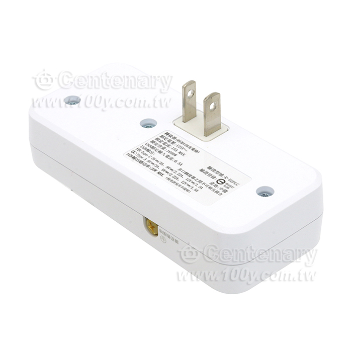 3P高溫斷電2開2插+PD20W分接器 - 93751 產品圖片