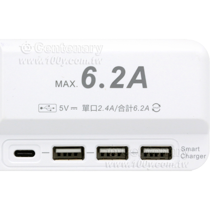 3P高溫斷電4開3插+4USB延長線 1.5M - 93744 產品圖片