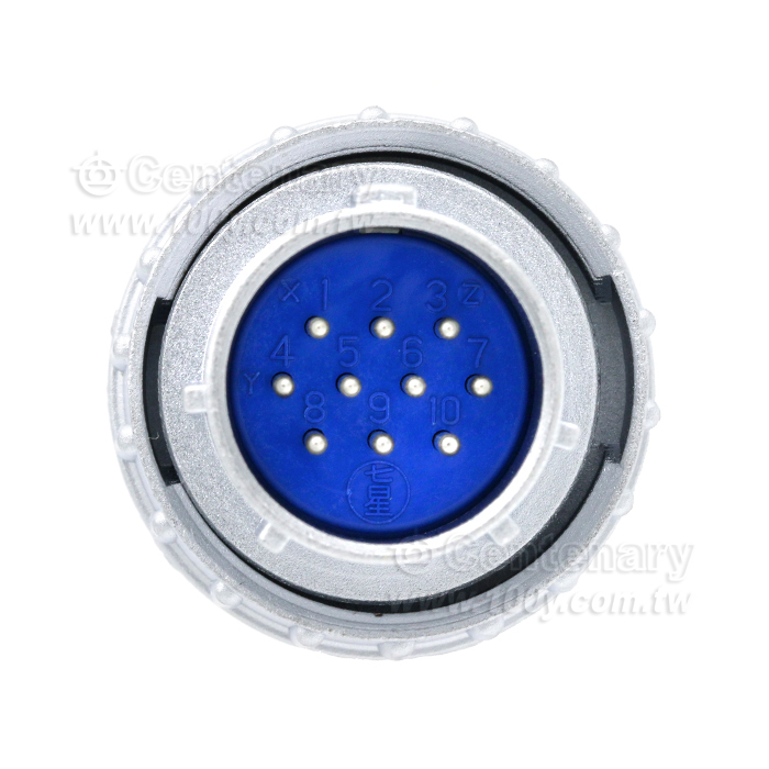 10P 圓形七星防水公頭 Φ20 - 99843 產品圖片