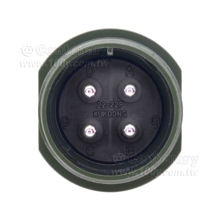 4P公端連線接頭 60A 500Vac - 41326 產品圖片