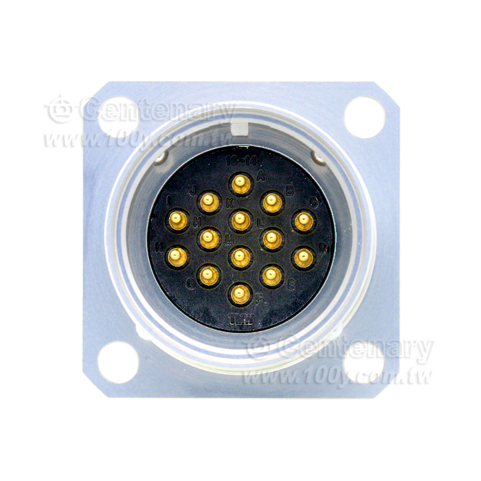 "TAJIMI" PRC04 Series 14P square male socket 3A/400V - 158651 Product Image