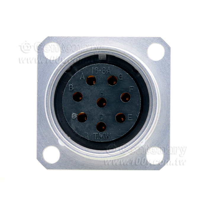 8P square female socket - 147243 Product Image