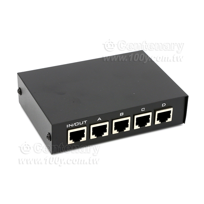 RJ45 網路切換器 黑色 - 93870 產品圖片