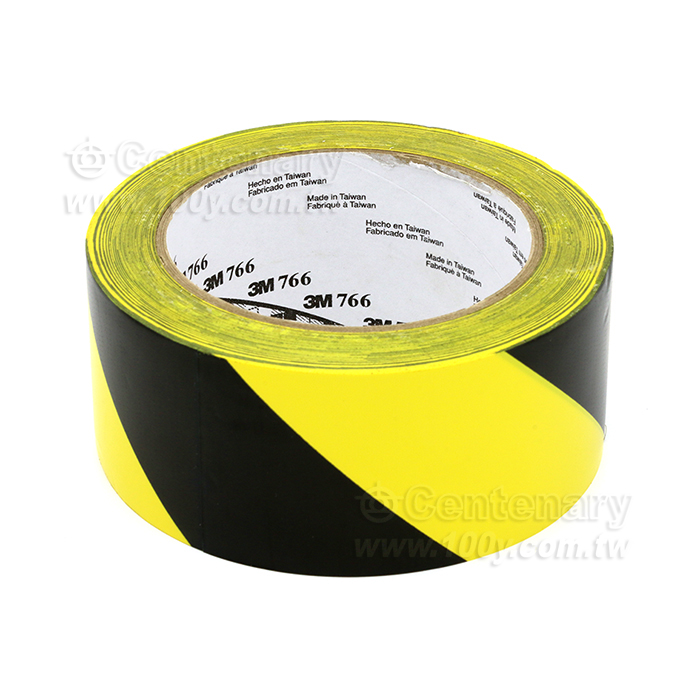 單面警示標示劃線膠帶 黃黑紋 48mm*33M - 153776 產品圖片