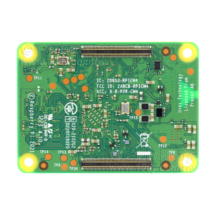 樹莓派CM4 計算模塊 YES RAM 2GB Emmc 8GB（Lite） - 154527 產品圖片