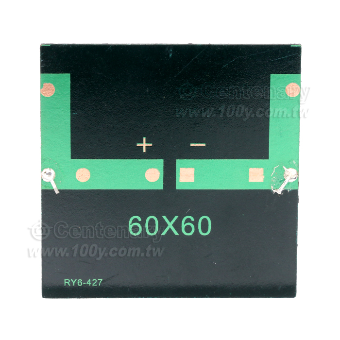 2V 多晶太陽能板 150mA/0.3W  尺寸60*60mm - 154542 產品圖片