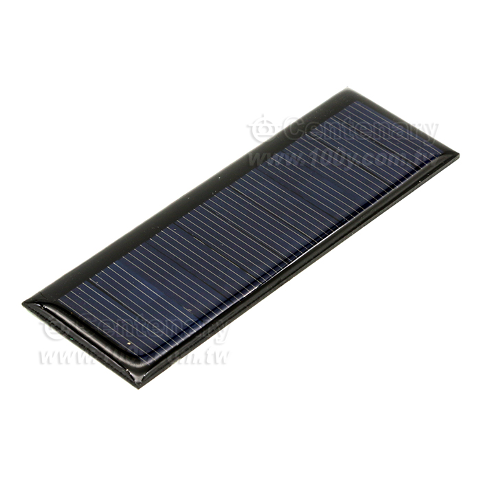 5.5V 多晶太陽能板  70mA/0.8W  尺寸90*30mm - 154546 產品圖片