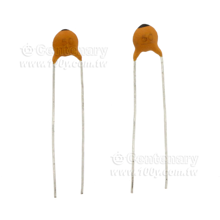 陶瓷電容 50pF/50V ±10％ SL【ROHS】 - 4160 產品圖片