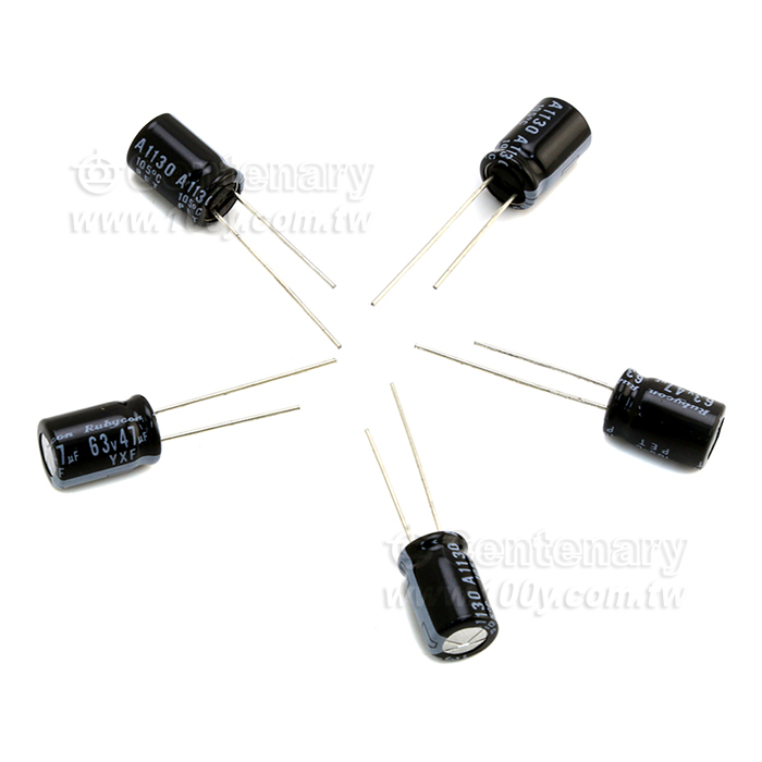 Rubycon_ Miniature Aluminum Electrolytic Capacitor - 154507 Product Image