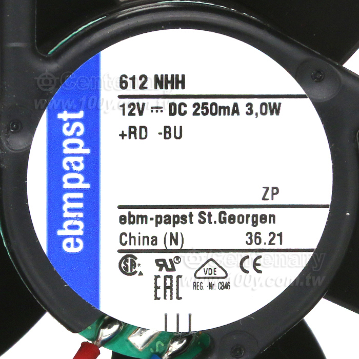ebm-papst Tubeaxial DC Fans - 154734 Product Image