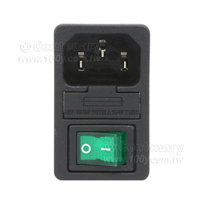 3-in-1 Plug-in Socket D.P Toggle With Green Light Switch - 94023 Product Image