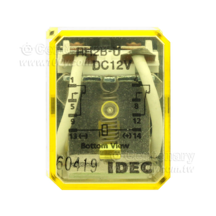 DC12V DPDT 繼電器（不帶燈） - 154599 產品圖片