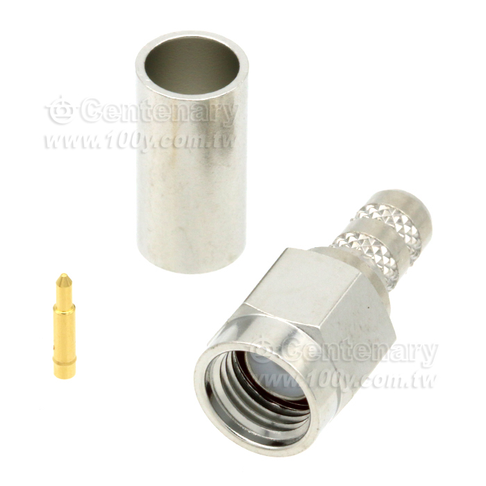 SMA plug crimp for RG58; 6GHz VSWR1.2 - 94158 產品圖片