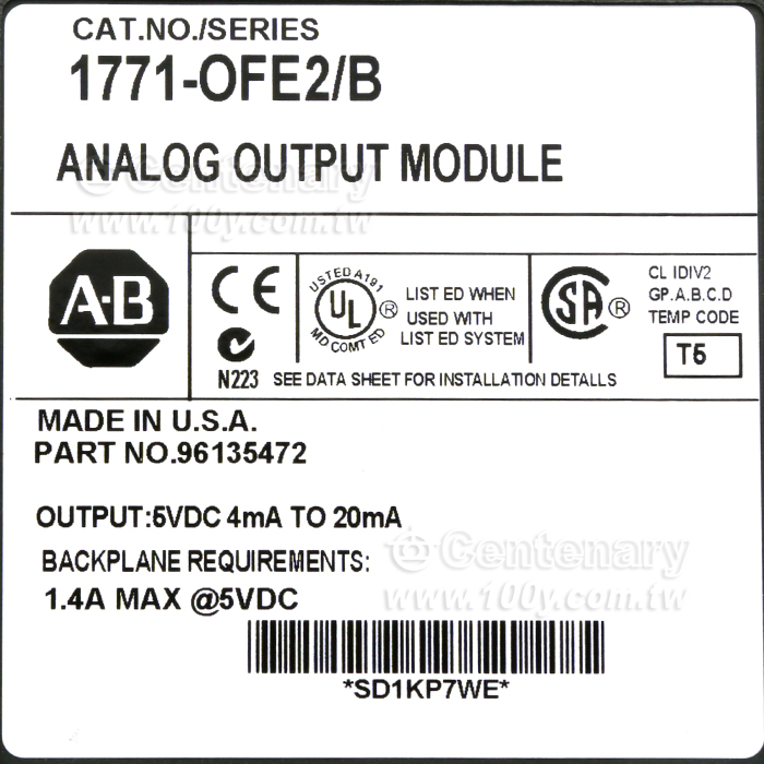 ALLEN-BRADLEY  iO模塊 - 157027 產品圖片