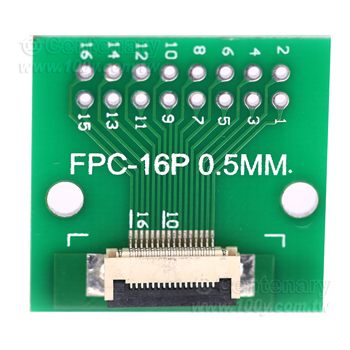 FPC/FFC排線轉接板轉直插16P - 156788 產品圖片
