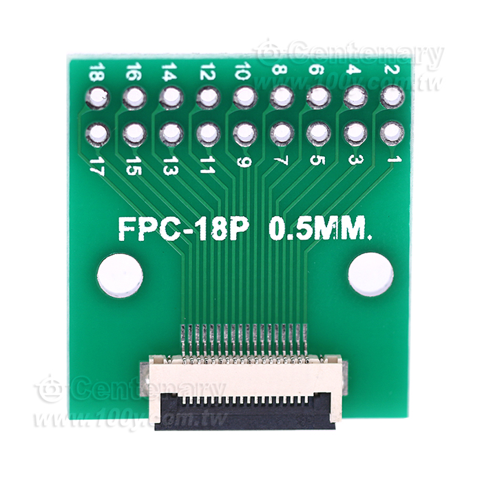 FPC/FFC排線轉接板轉直插18P - 156789 產品圖片