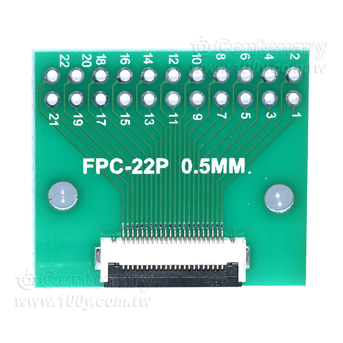 FPC/FFC排線轉接板轉直插22P - 156790 產品圖片