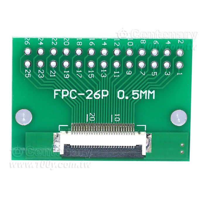 FPC/FFC排線轉接板轉直插26P - 156791 產品圖片