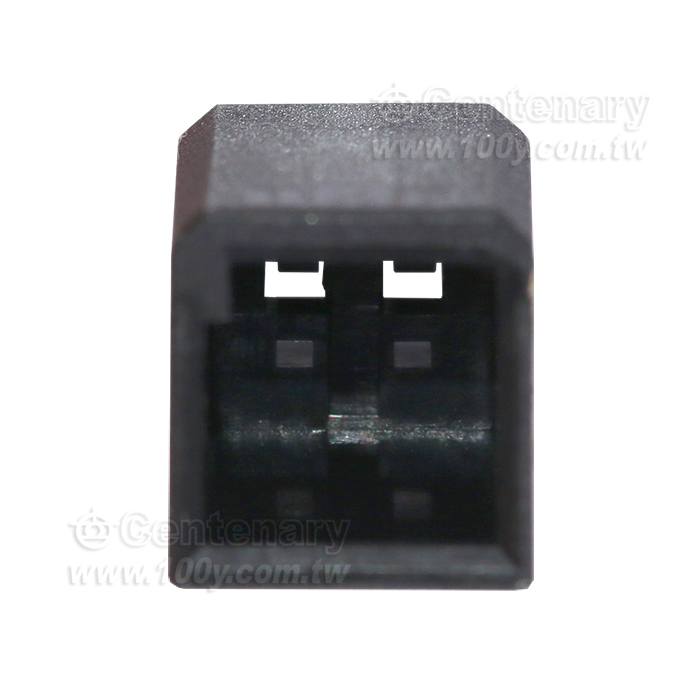 Dynamic D-1200 2P公頭 黑色  2.50mm 鍵位X - 94421 產品圖片