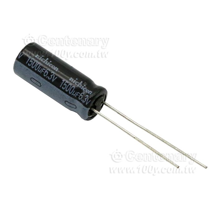 NCC HV-1500uF/6.3V Aluminum Electrolytic Capacitor - 156483 Product Image