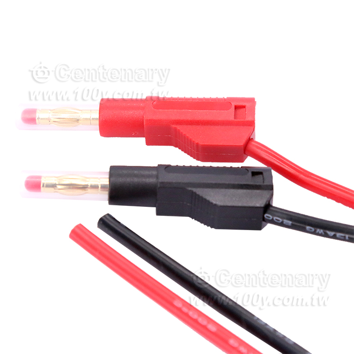 4mm retractable jacket gold plated banana single plug test cable 600V/32A - 157658 Product Image