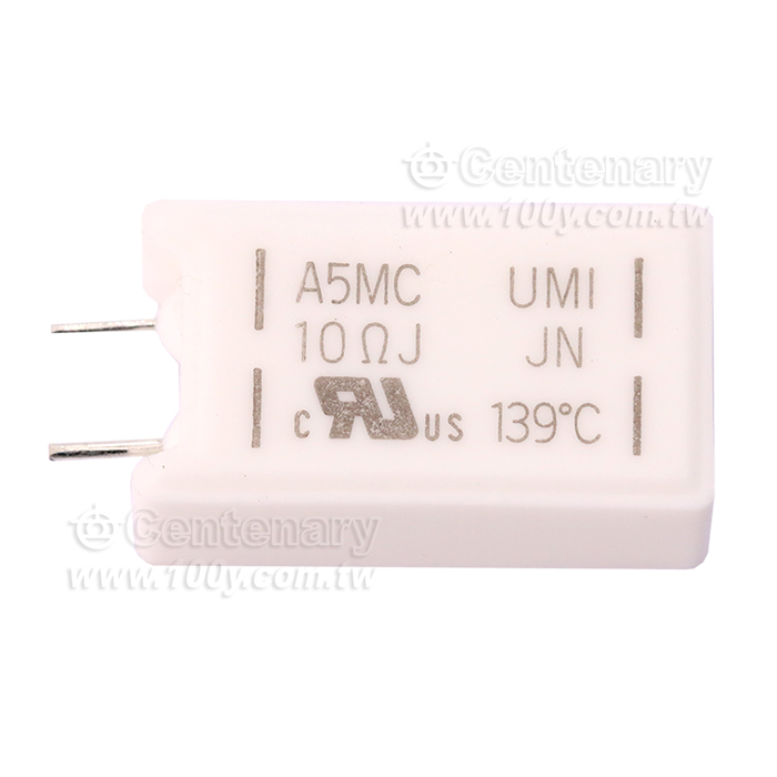 10Ω 5W 139°C的水泥電阻附溫度保險絲 - 157524 產品圖片