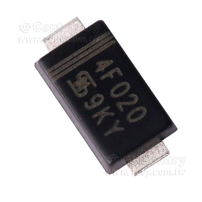 400W, 12V-60V Surface Mount Transient Voltage Suppressor - 94513 Product Image