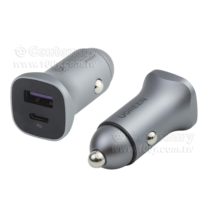 USB+Type C  Car Charger - 158781 Product Image