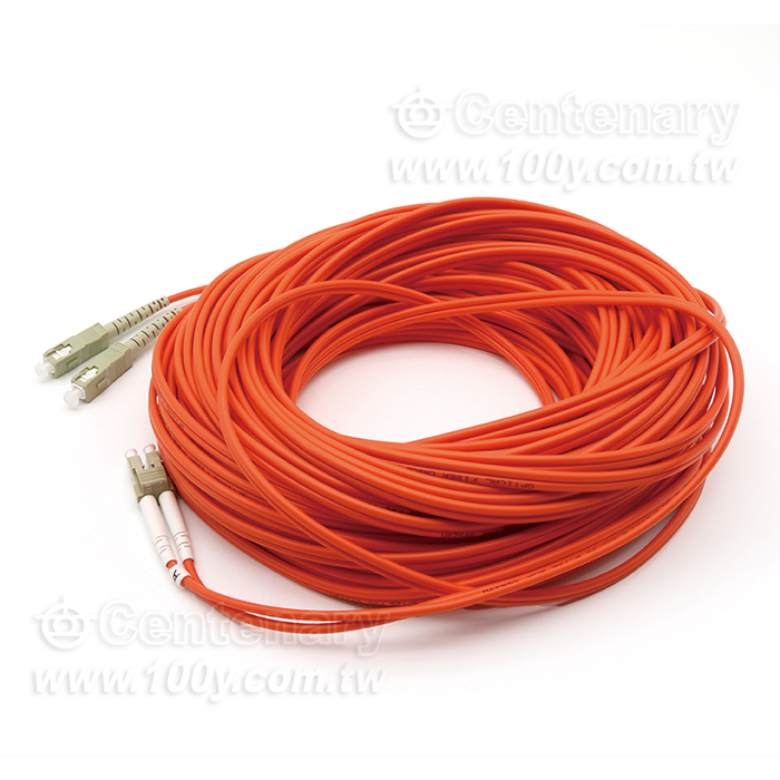 LC/SC 多模雙芯光纖跳線 25M - 129708 產品圖片