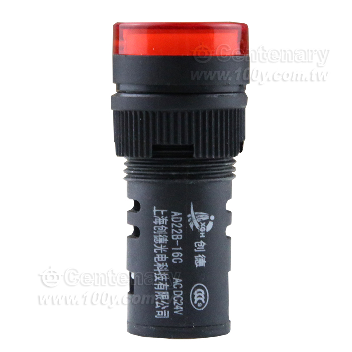 LED電源指示燈 16mm AC/DC24V 紅色 - 131225 產品圖片