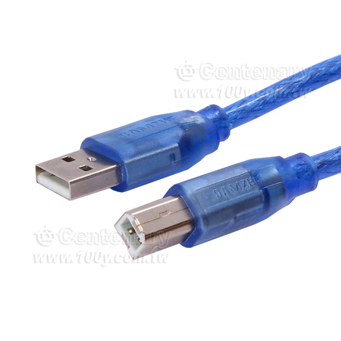 USB-2.0 鍍金純銅 雙屏蔽 打印線3米 - 157865 產品圖片