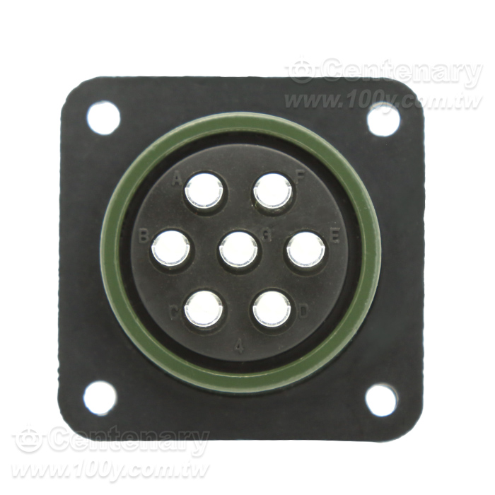 7P公端械外插座35A 500Vac - 38773 產品圖片