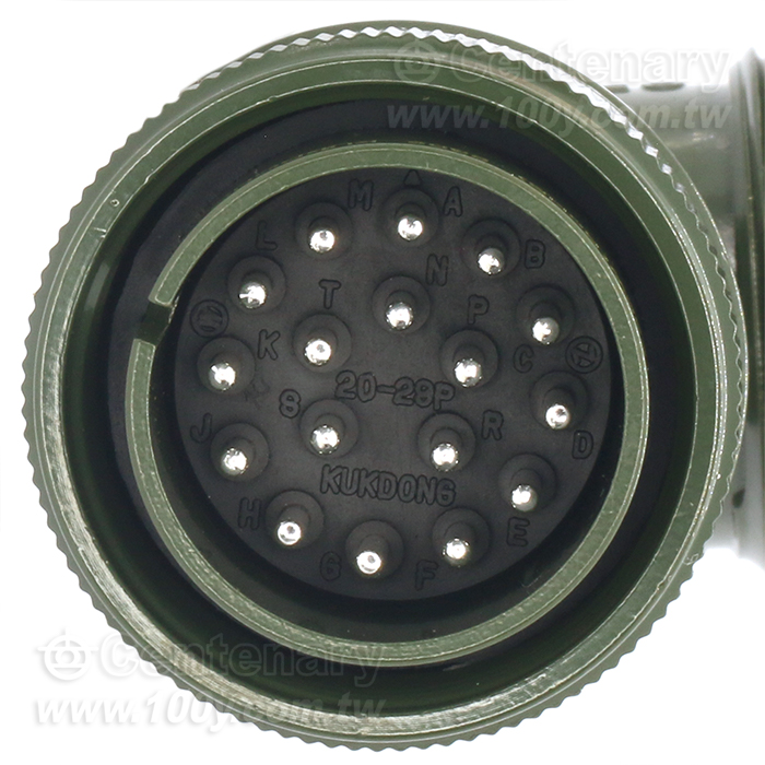 17P公端90度彎管接頭13A 500Vac/700Vdc - 157608 產品圖片