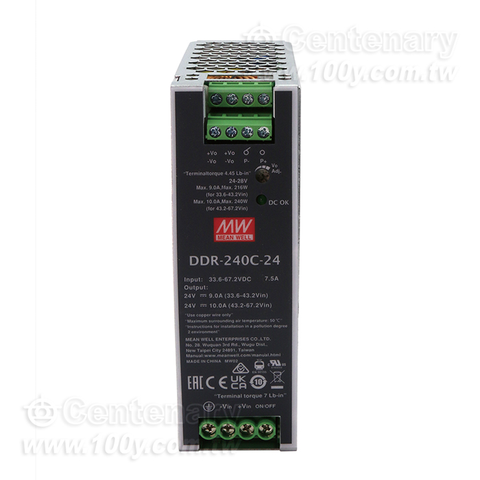 240W/24V DC/DC轉換器 - 94599 產品圖片