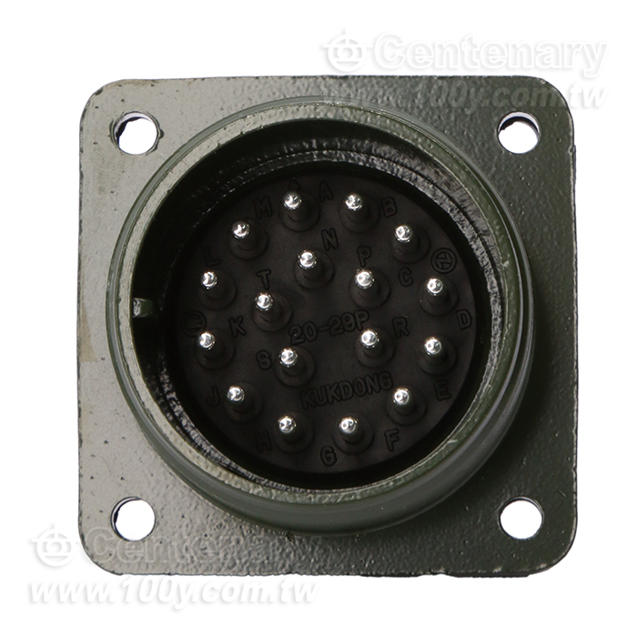 17P Box Mount Receptacle - 52063 Product Image