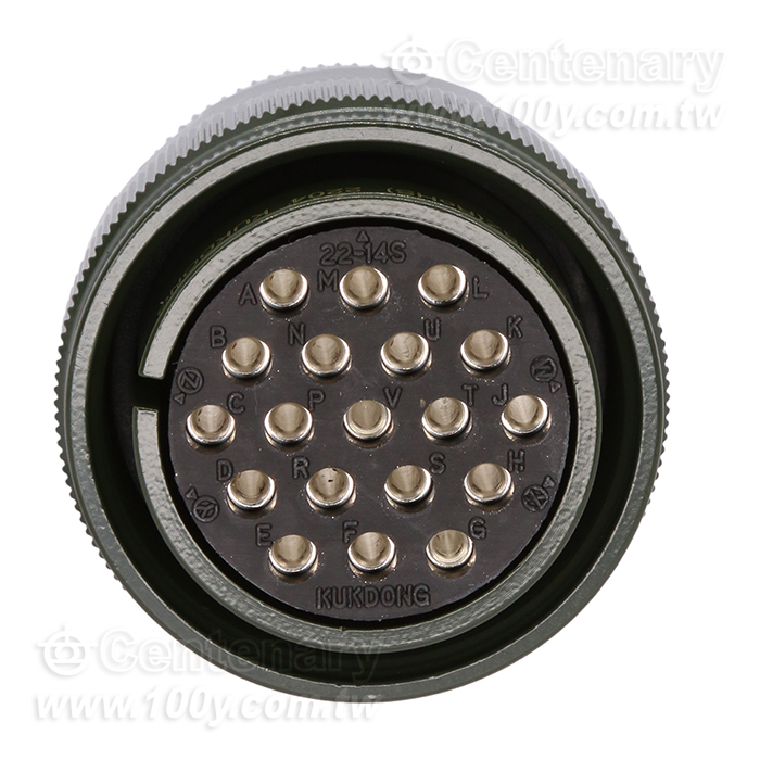 19P母端直管接頭13A~20A 500Vac/700Vac   - 157567 產品圖片