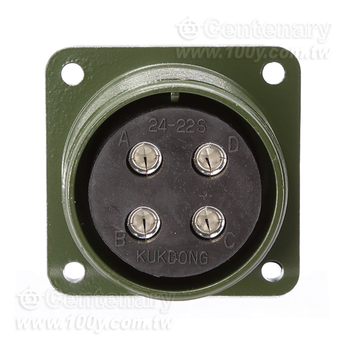 4P 母端械外插座23A~35A/500Vac/700Vdc - 157701 產品圖片
