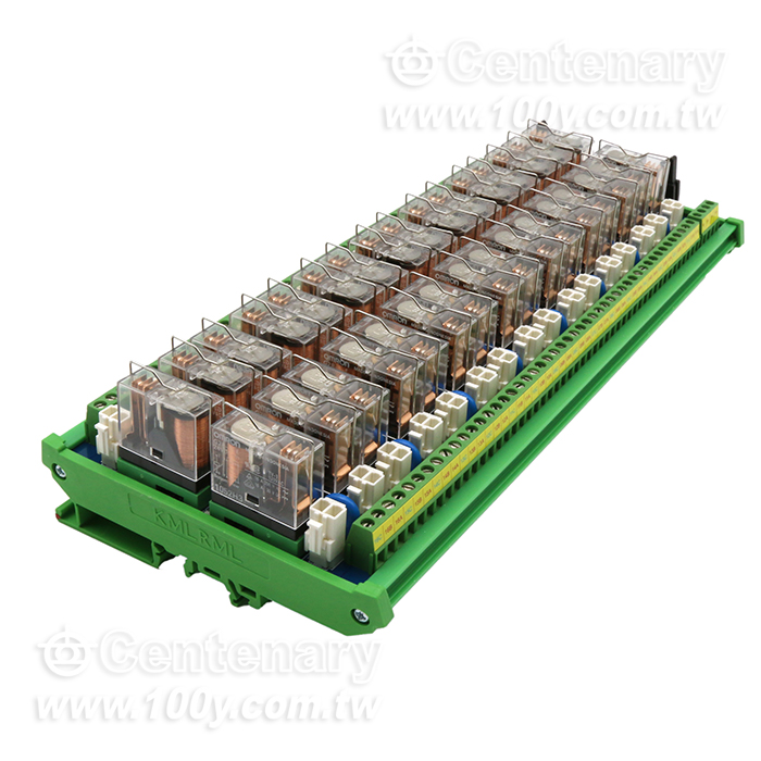 32P European Terminal 16A Relay Output Board - 94660 Product Image